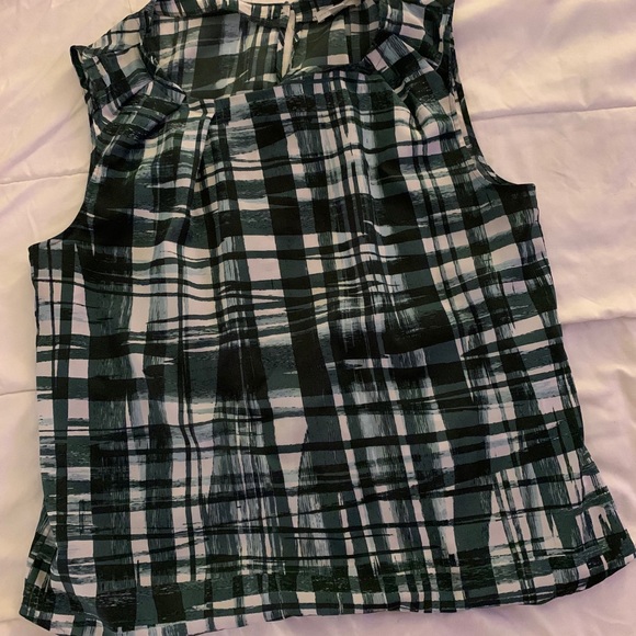 Geometric print silky blouse - Picture 1 of 1